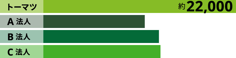 国内グループ人員数グラフ